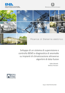 Sviluppo di un sistema di supervisione e controllo BEMS e