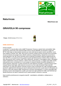 Naturincas GRAVIOLA 90 compresse