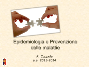 Lezione 5 Med 2013-14 Epidemiol e prev generale