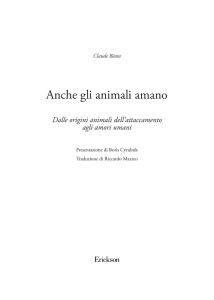 Anche gli animali amano