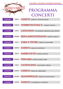 programma concerti - Chorus Inside International