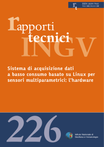 Sistema di acquisizione dati a basso consumo basato su