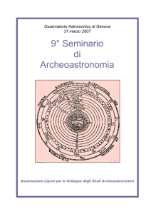 atti del 9° seminario - Archeoastronomia Ligustica