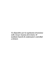 Un dispositivo per la regolazione di tensione nelle reti per trazione