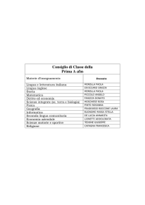 Consigli di Classe Cassandro - IISS Fermi-Nervi-Cassandro