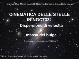 CINEMATICA DELLE STELLE IN NGC7331