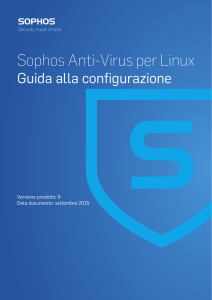 Sophos Anti-Virus per Linux Guida alla configurazione