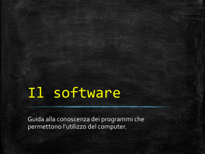 Il software - Maurizio Gambino.it