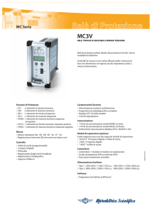 MC3V relè, scheda tecnica (Rev. 5, agg. 05/10/2015)