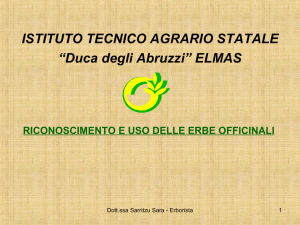 Tecnologie e tecniche per l`uso delle officinali