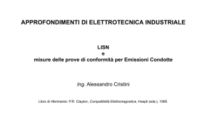 LISN e misure delle prove di conformità per Emissioni