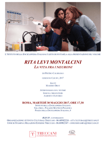 Iniziative Treccani Rita Levi Montalcini: la vita fra i neuroni. 30/05