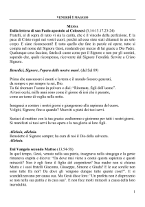 Dalla lettera di san Paolo apostolo ai Colossesi (3,14-15.17.23