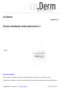 Co.Derm Crema idratante acido jaluronico 3
