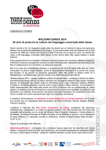 comunicato stampa