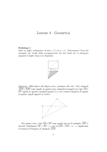 Lezione 4 - Geometria