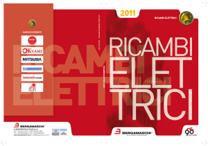 Catalogo Ricambi Elettrici 2011