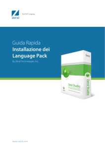 Guida Rapida Installazione dei Language Pack