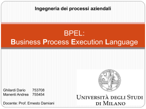 BPEL: Business Process Execution Language