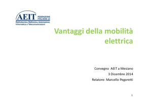 Vantaggi della mobilità elettrica - AEIT-TAA