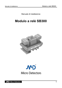 Modulo a relè SB300 relè SB300