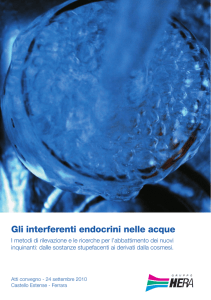 Gli interferenti endocrini nelle acque