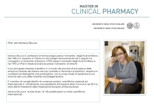 Monica Diluca - Master in Clinical Pharmacy