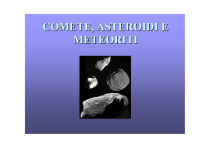 Geologia e Litologia 5 comete asteroidi