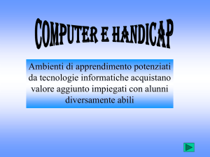 Computer e handicap - ITIS Cannizzaro Colleferro