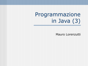 3. Basi di Java (espressioni, costrutti di controllo, classi e oggetti)