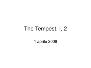 11 The Tempest * Le scene
