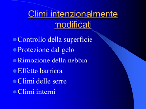 Clima modificato intenzionalmente