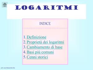 Logaritmi - WordPress.com