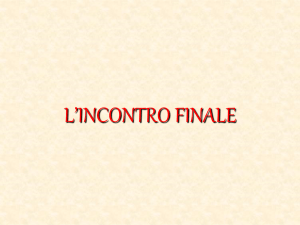 l`incontro finale