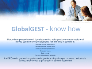 Diapositiva 1 - Benvenuto nel portale GlobalGest.net