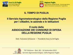 Arlem bari 5 dic 2011 - Servizio Agrometeorologico Regione Puglia