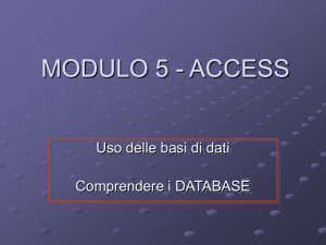 modulo 5 - access
