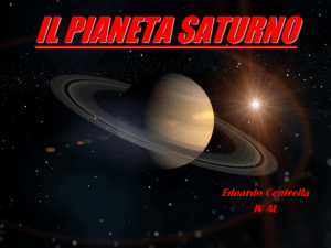 Il pianeta Saturno