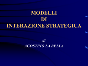 modelli di interazione strategica