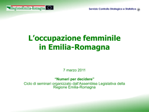 Servizio Controllo strategico e statistica - Statistica Emilia