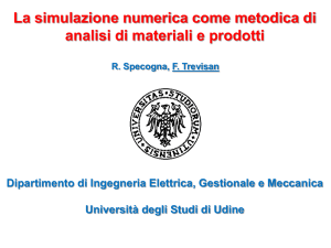 Diapositiva 1 - DIEGM - Università degli Studi di Udine