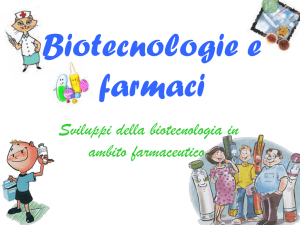 Biotecnologie e farmaci
