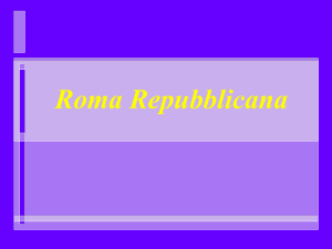 Roma Repubblicana - letteraturaestoria