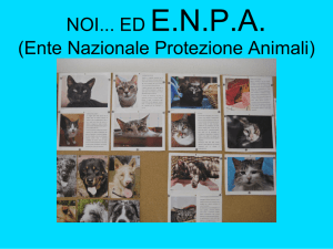NOI... ED ENPA (Ente Nazionale Protezione Animali)