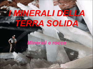 I minerali - Liceo "Jacopone da Todi"