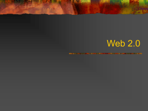 Web 2.0 - Università degli studi di Pavia