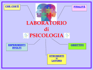 laboratorio di psicologia