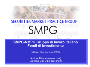 Presentazione del gruppo di lavoro