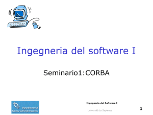 Seminario1CORBA - Sapienza