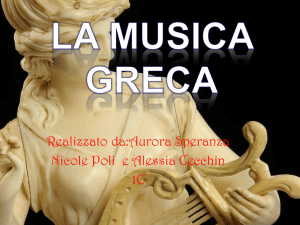 La musica nell`antica Grecia
